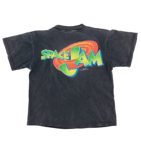 90s Space Jam double sided tshirt 1990s vintage - Picture 4 of 9